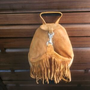 Rebecca Minkoff Convertible Mini Julian Backpack With Fringe